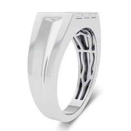 10k 0.15ct Diamond Men's Ring