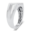 10k 0.15ct Diamond Men's Ring