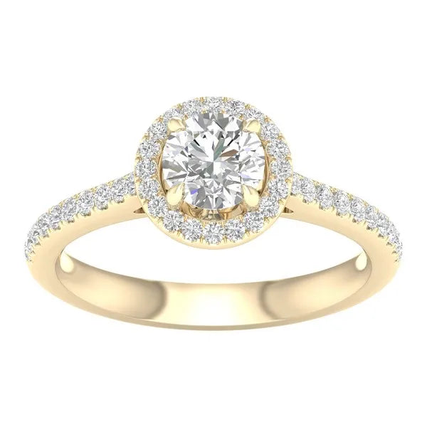 14k 1.25ct Certified Lab Grown Diamond Ring ( IGI Certified )