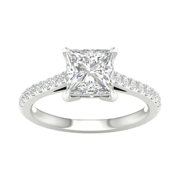 14k 2.25ct Certified Lab Grown Diamond Ring ( IGI Certified )