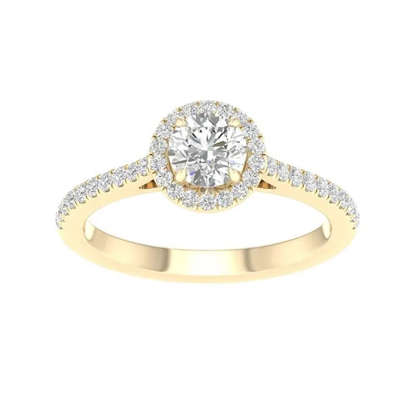 14k 1.00ct Certified Lab Grown Diamond Ring ( IGI Certified )