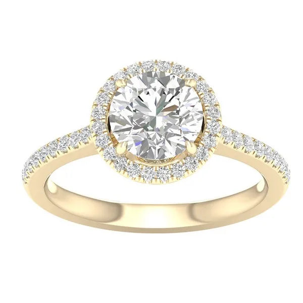 14k 2.25ct Certified Lab Grown Engagement Ring