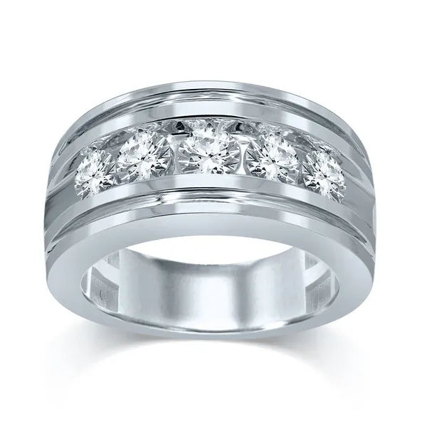 14k 2.00ct Certified Lab Grown Men's Ring