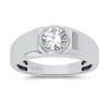 14k 1.00ct Lab Grown Diamond Men's Ring