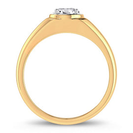 14k 1.00ct Lab Grown Diamond Men's Ring