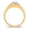 14k 1.00ct Lab Grown Diamond Men's Ring