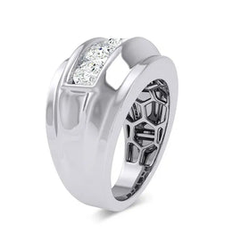 14k 2.00ct Lab Grown Diamond Men's Ring