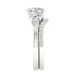 14k 2.93ct Lab Grown Engagement Ring