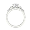 14k 2.93ct Lab Grown Engagement Ring