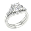 14k 2.93ct Lab Grown Engagement Ring