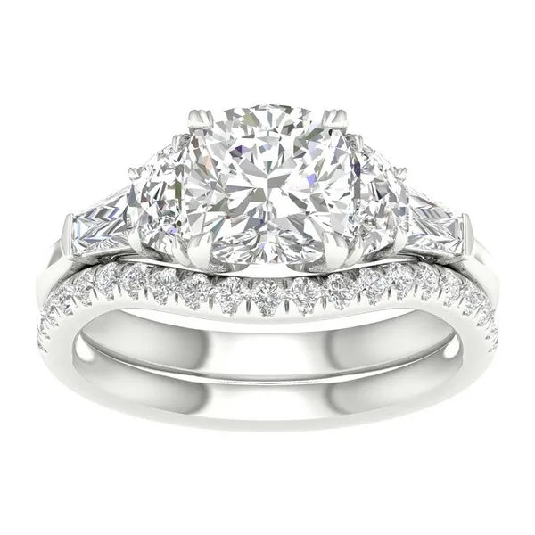 14k 2.93ct Lab Grown Engagement Ring