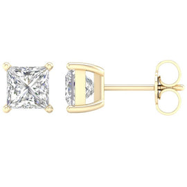 14k 1.00ct Certified Lab Grown Diamond Earrings