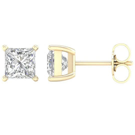 14k 1.00ct Certified Lab Grown Diamond Earrings