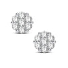 14k 0.69ct Lab Grown Flower Earring