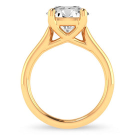 14k 3.00ct Certified Lab Grown Engagement Ring