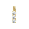 14K Yellow 5/8 ctw Natural Diamond Pendant