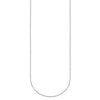 Sterling Silver Platinum-plated Thin 16" with a 2" extention Cable Chain