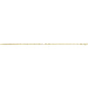 14K Yellow .06 CT Natural Diamond Bezel-Set Link 7 1/2" Bracelet