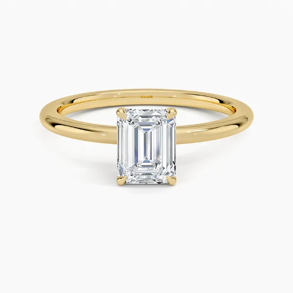 Emerald Solitaire Ring