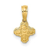 14K Mini 4 Way Religious Medal