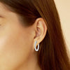 4.50 ctw Gorgeous Hoop Earrings