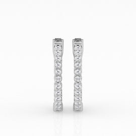 8.00 ctw Gorgeous Hoop Earrings