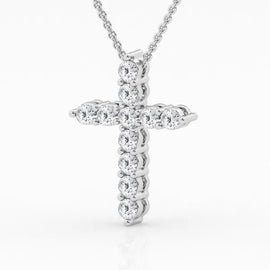 3.00 ctw Cross Pendant