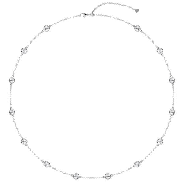 3.00 ctw Diamonds by the Yard Necklace set