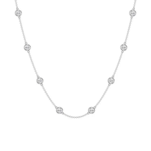 3.00 ctw Diamonds by the Yard Necklace set