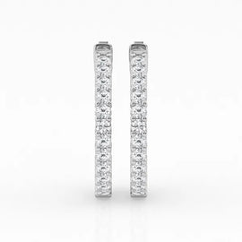 2.00 ctw Gorgeous Hoop Earrings