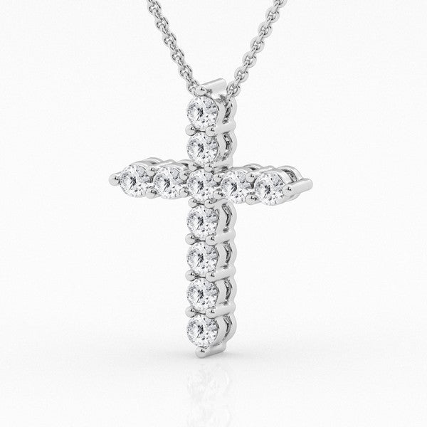2.00 ctw Cross Pendant