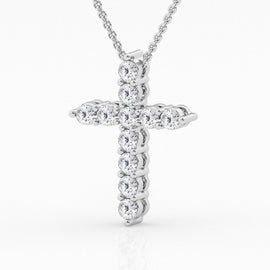 2.00 ctw Cross Pendant