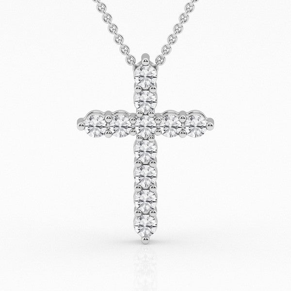 2.00 ctw Cross Pendant