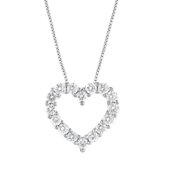 1.00 ctw Beautiful Heart Pendant