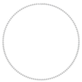15.00 ctw Tennis Necklace - Round
