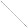 Sterling Silver 2.2mm Diamond-cut Long Link Cable Chain