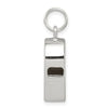 Sterling Silver Rhodium-plated Polished Whistle Charm