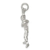 Sterling Silver Baseball Batter Charm
