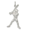 Sterling Silver Baseball Batter Charm