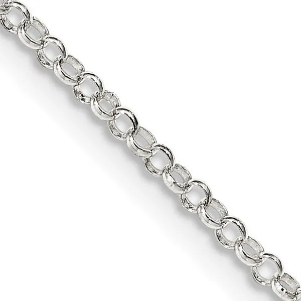 Sterling Silver 2 mm Rolo Chain