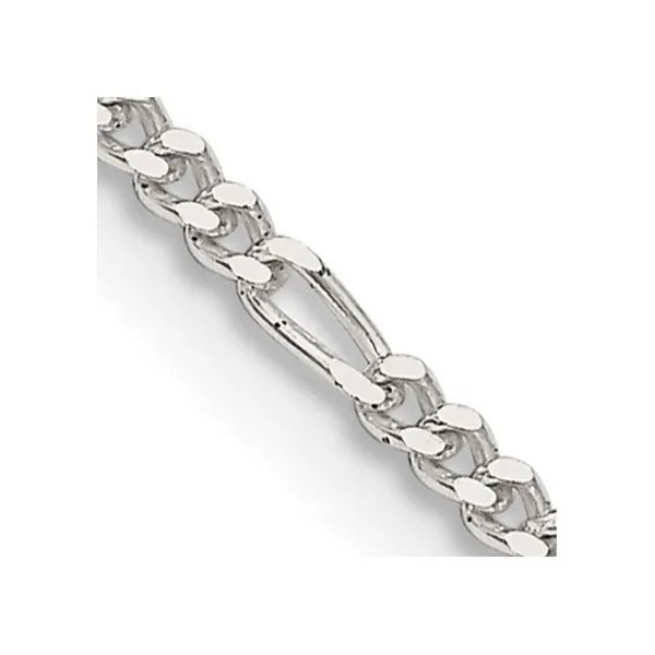 Sterling Silver 1.75 mm Figaro Chain