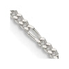Sterling Silver 1.75 mm Figaro Chain