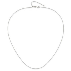 Sterling Silver Polished Adjustable Necklace