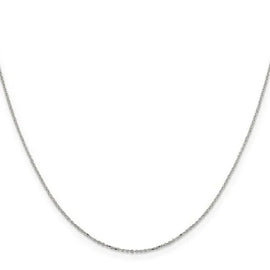 Sterling Silver 1 mm 8 Sided D/C Cable Chain