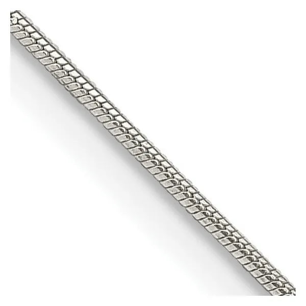 Sterling Silver .8 mm Snake Chain