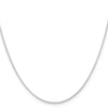 Sterling Silver Rhodium-plated 1 mm Round Spiga Chain
