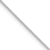 Sterling Silver Rhodium-plated 1 mm Round Spiga Chain