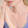 Cardinal Points Pendant Necklace in Rhodium-Plated Sterling Silver