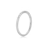 Lab-Created Diamond Stackable Ring in Rhodium-Plated Sterling Silver