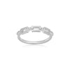 Mini-Link Stackable Ring in Rhodium-Plated Sterling Silver